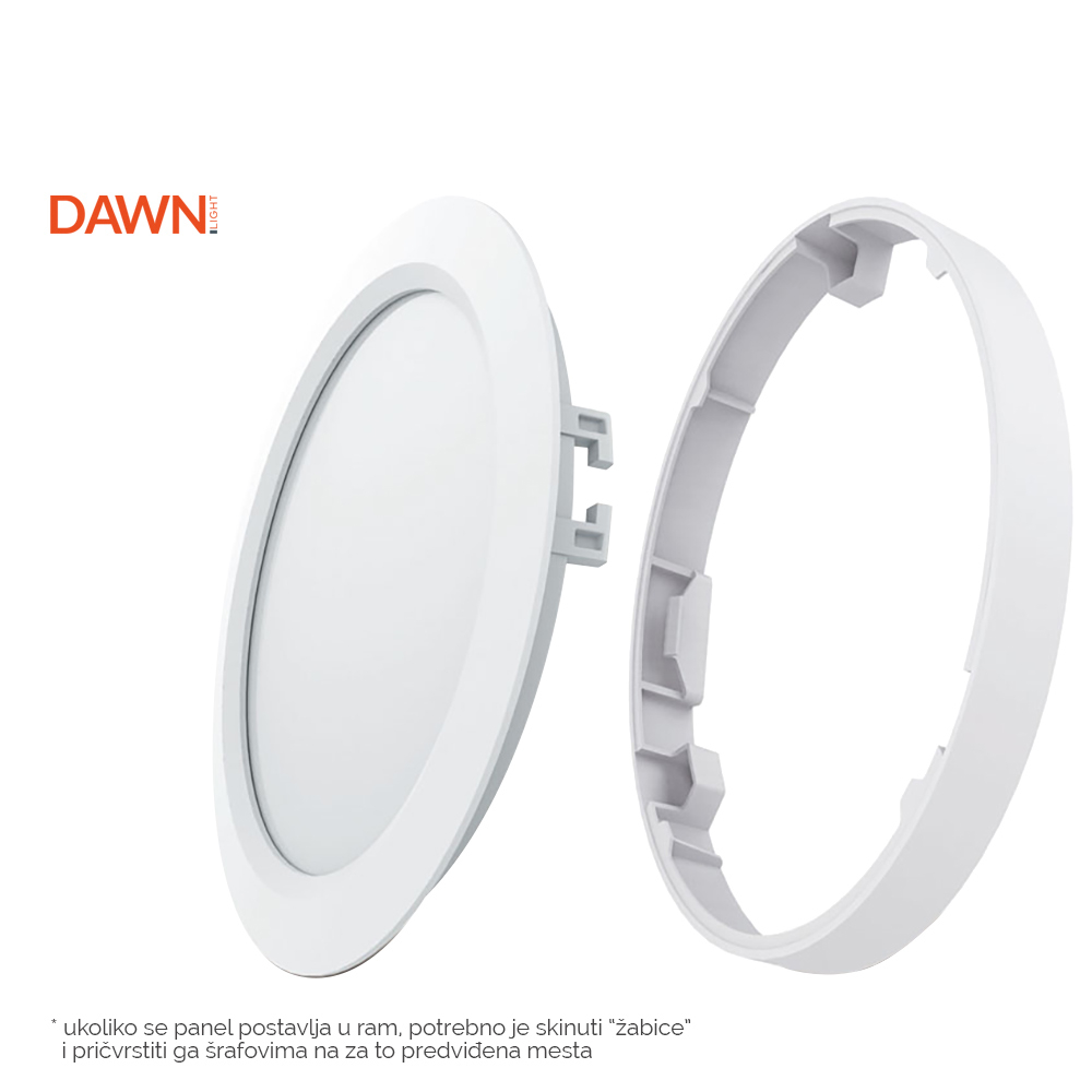 DAWN LED PANEL KNC1 24W 4000K 2160lm 120° IP44 - Image 3