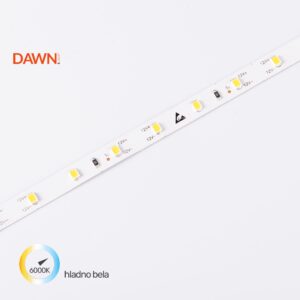 DAWN LED TRAKA 12V 4.8W/m 6000K IP20 (HL 2835-60-W, 5met, 8mm)