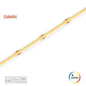 DAWN LED TRAKA 24V 9.6W/m 6500K IP20 (HL COB W, 5m, 8mm)