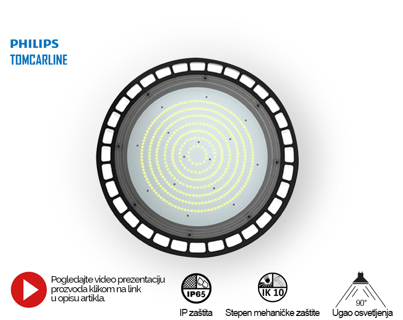 LED REFLEKTOR HB07-100W-4000K-IP65 - Image 2