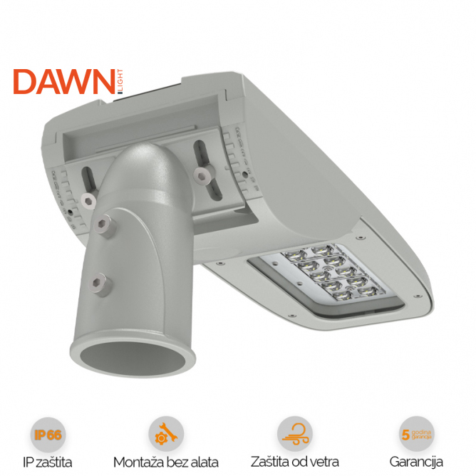 LED ULIČNA SVETILJKA FYT T68 40W 4000K IP65 - Image 2