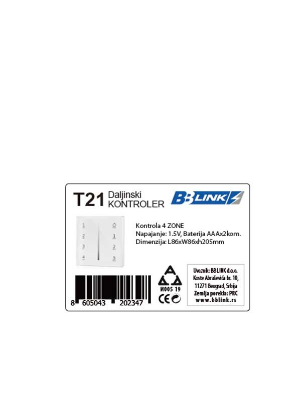 SKY DALJINSKI KONTROLER T21 CRNI - Image 3